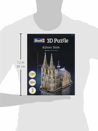 Verpakking van de 3D-puzzel van de Dom van Keulen