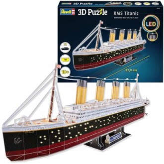 3D puzzel van RMS Titanic met LED-verlichting