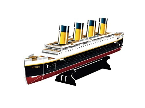 3D puzzelmodel van het schip Titanic