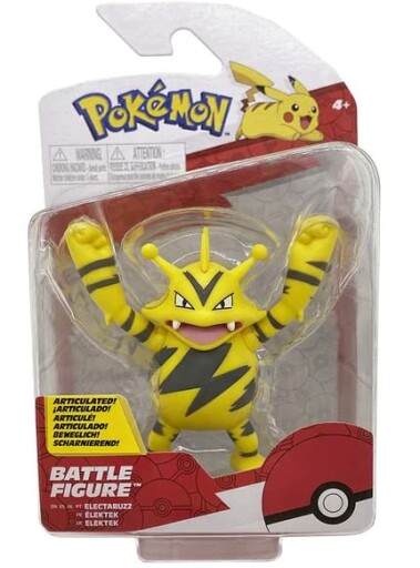 Pokemon Figuur Elektek in actie