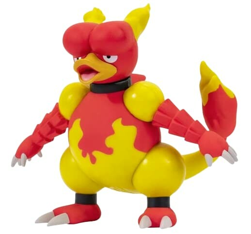 Detail van Pokémon Figuur Magmar