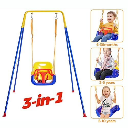 FUNLIO 3-in-1 peuterschommelset