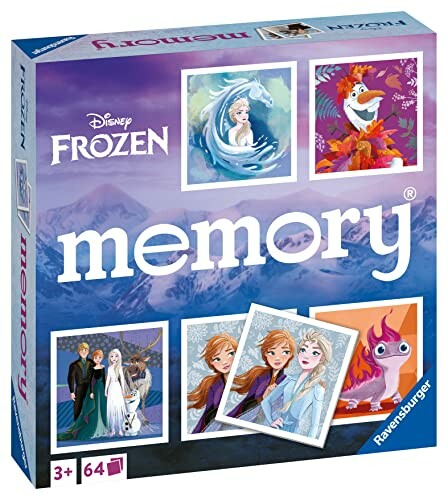 Gelukkige kinderen spelen het Disney Frozen memoryspel