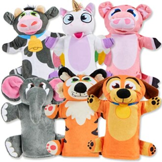 JOYIN Set van 6 Dierenvriend Poppen