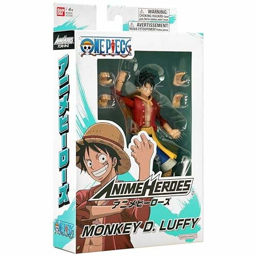 Speelgoedfiguur van Monkey D. Luffy uit One Piece in verpakking