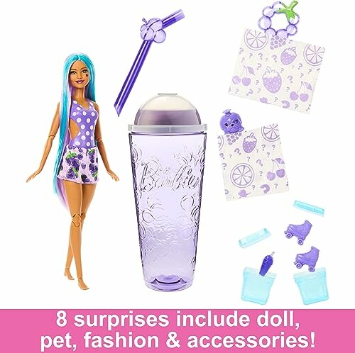 Barbie-pop met accessoires en verrassingen