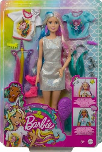 Barbiepop met unicorn mode set en accessoires