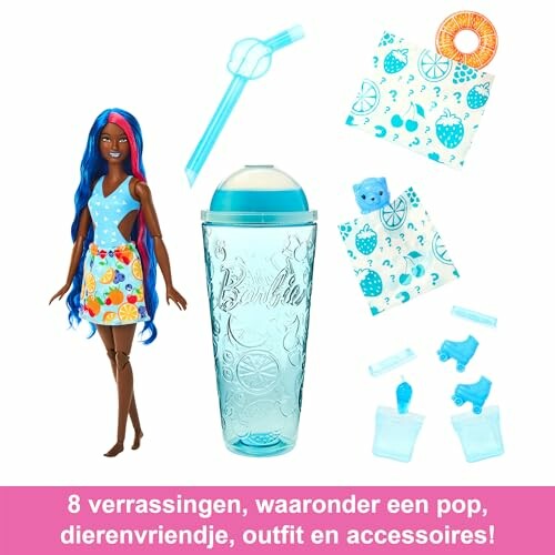 Barbie pop met accessoires en verrassingen