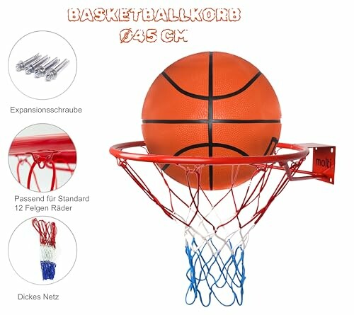 molti Basketbalkorf Ø 45 cm