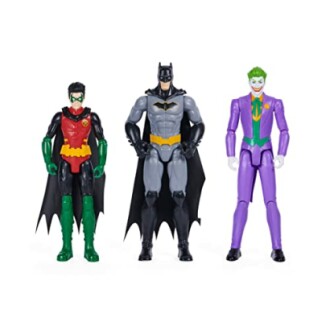 Actiefiguren van Batman, Robin en Joker