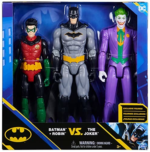 Batman, Robin en The Joker Actiefiguren