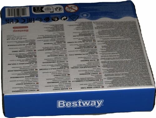 Verpakking van Bestway-product met instructies en waarschuwingen