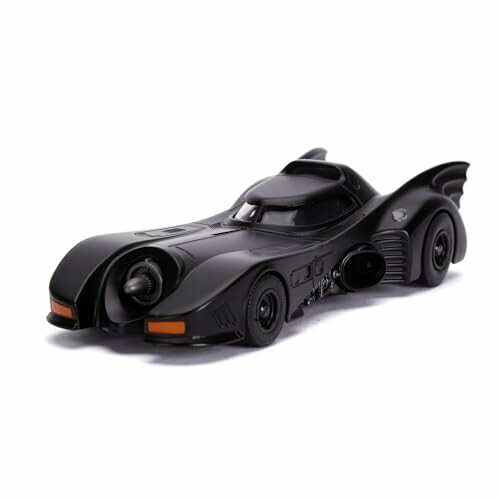 Zwarte speelgoed Batmobile auto