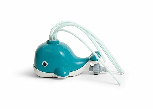 Blauw walvis badspeeltje met slangen