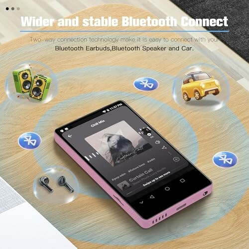 Bluetooth-apparaten verbonden met smartphone