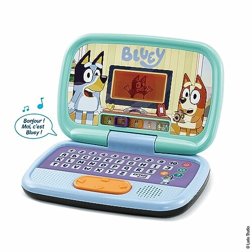 Speelgoed laptop met Bluey thema