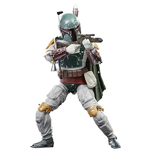 Actiefiguur van Boba Fett in vechthouding