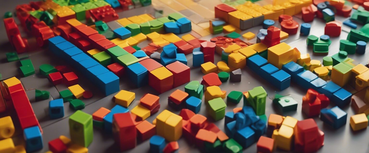 colorful building block set