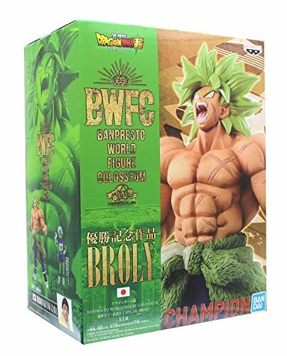 Broly-figuur in doos van Banpresto World Figure Colosseum