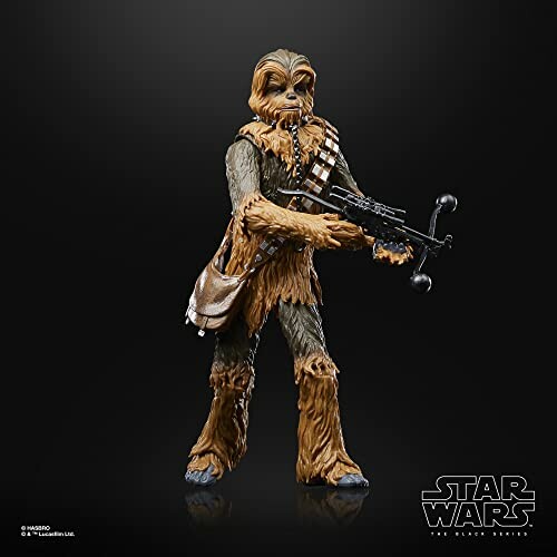 Chewbacca actiefiguur uit Star Wars met wapen