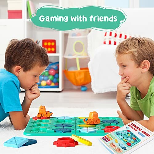 Kinderen spelen een bordspel samen