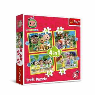 Trefl-Cocomelon Puzzel 4-in-1