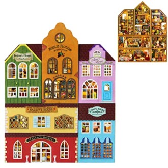 TOPBSFARNY 6Pcs DIY Poppenhuis Kit