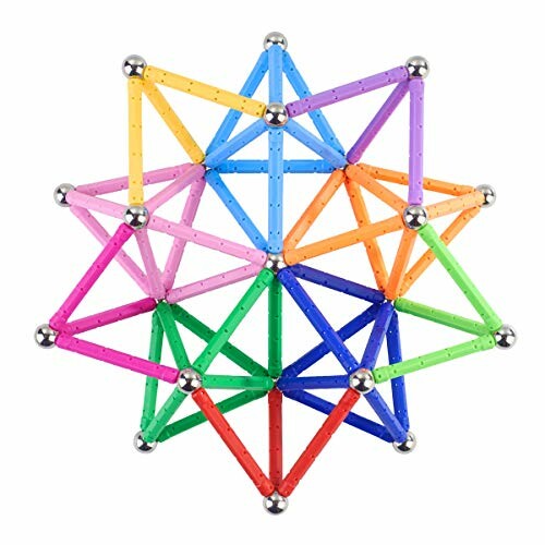 Kleurrijke geometrische magnetische vormen