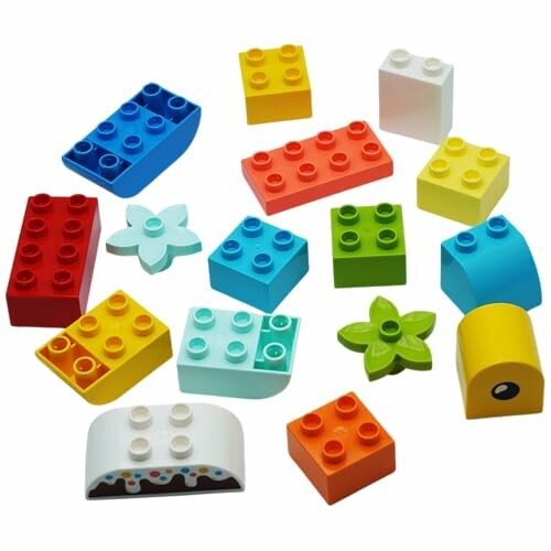 Verschillende gekleurde LEGO-stenen