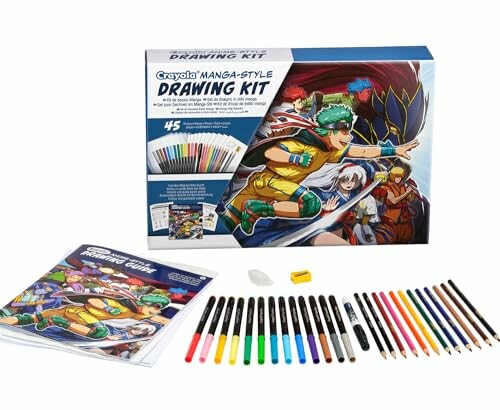 Crayola manga-stijl tekenpakket met stiften en potloden