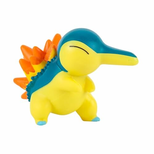 Speelgoedfiguur van Cyndaquil, een Pokémon.