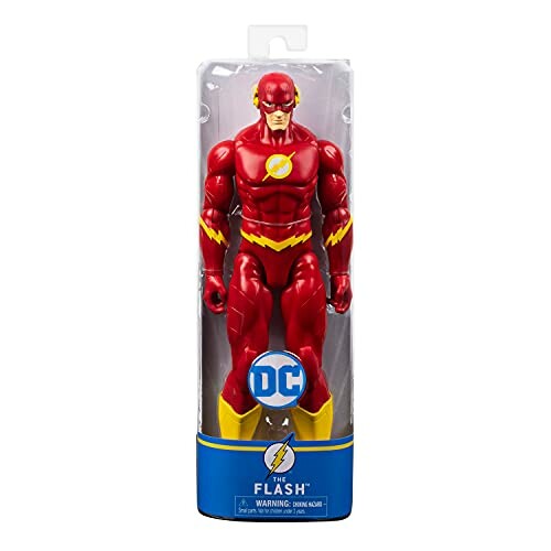 Rode DC Flash actiefiguur in verpakking