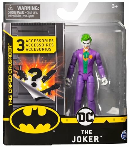 Joker actiefiguur in verpakking met accessoires