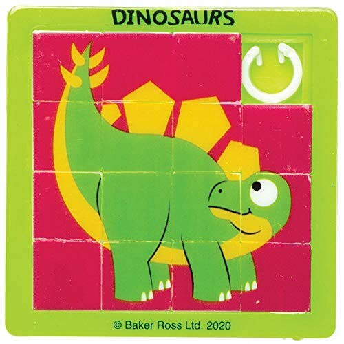 Groene dinosaurus puzzel speelgoed