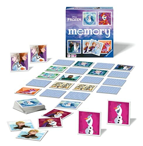 Disney Frozen memory spel met kaarten en doos