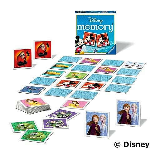 Disney memorykaartspel met personages