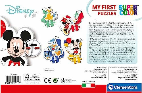 Disney puzzeldoos met Mickey Mouse en vriendjes