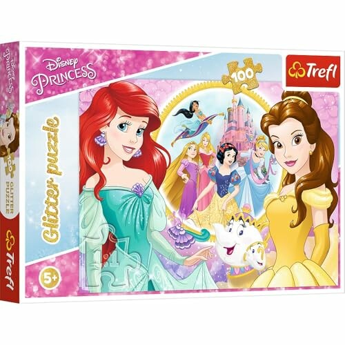 Trefl Glitter Puzzel - Bella en Ariël