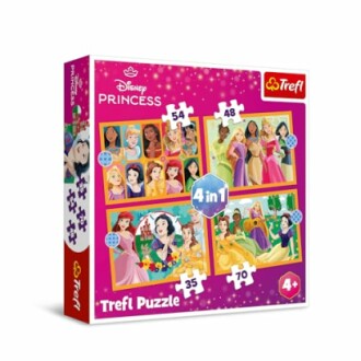 Trefl Disney Sprookjesverhalen Puzzel 4-in-1