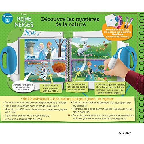 Educatief boek met Disney's Reine des Neiges thema en interactieve pen