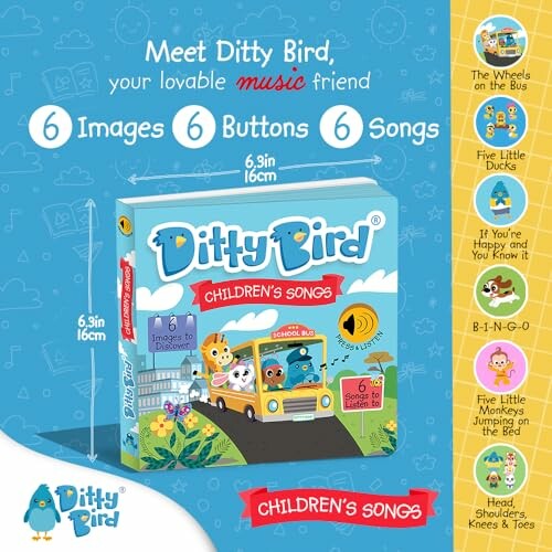 DITTY BIRD Kinderliedjes geluidenboek