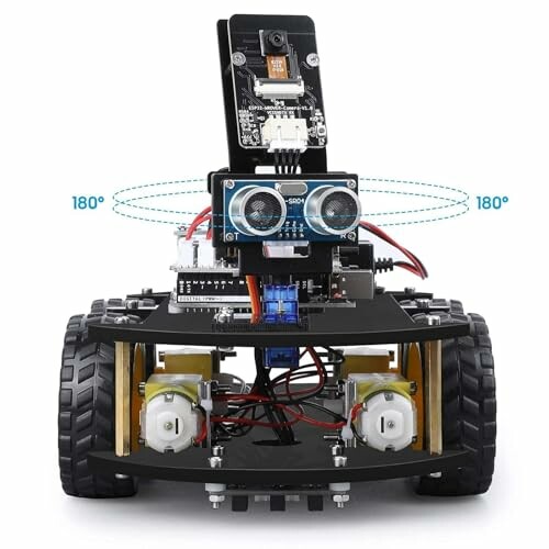 DIY robotautokit met sensoren en elektronica