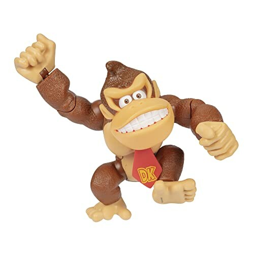 Donkey Kong actiefiguur met rode stropdas.