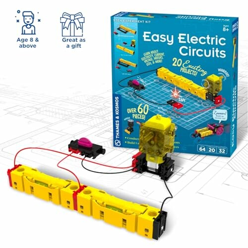 Elektronica bouwpakket voor kinderen met circuits en onderdelen