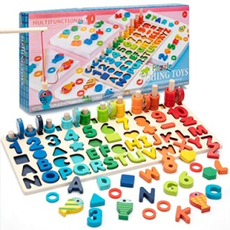 Wisplye Montessori Magnetisch Visspel