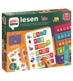 Educatief spel voor het leren lezen.