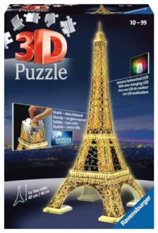 Ravensburger 125791 Puzzel Eiffeltoren Night 3D