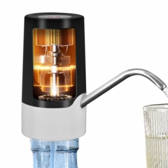 Elektrische waterdispenser op fles