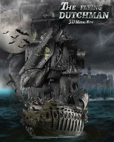 Model van het Flying Dutchman spookschip