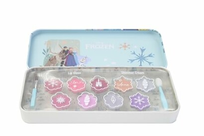 Frozen make-up set met lipgloss en shimmer crème